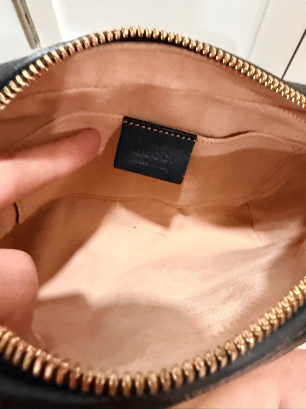 Gucci Ophidia Red Suede Small Belt Bag 85/34 + Gucci Dust Bag